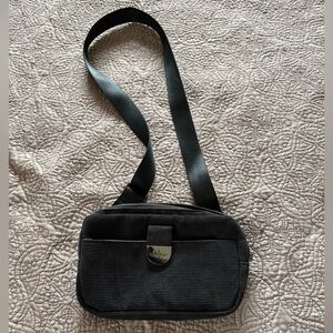 Rad Rev Black Corduroy Wallet Crossbody